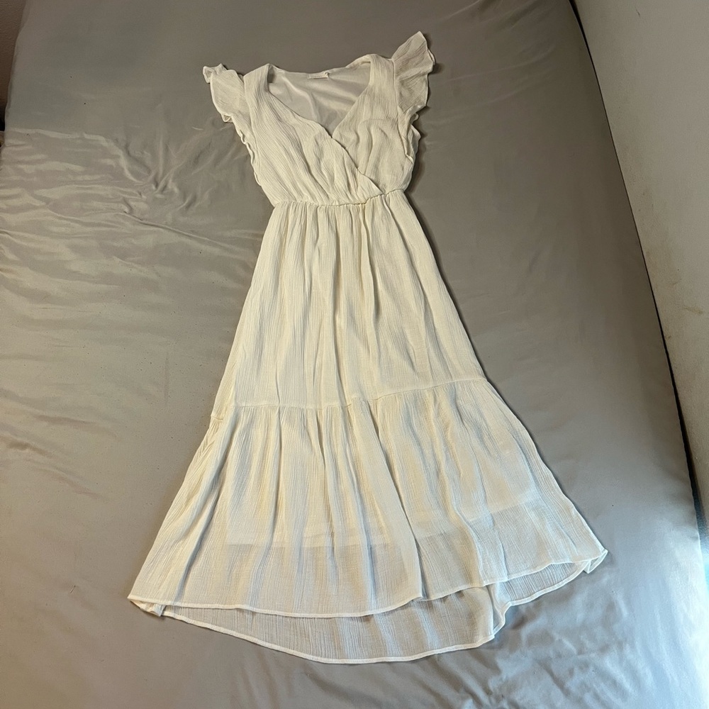 Lush Semi-formal White Dress